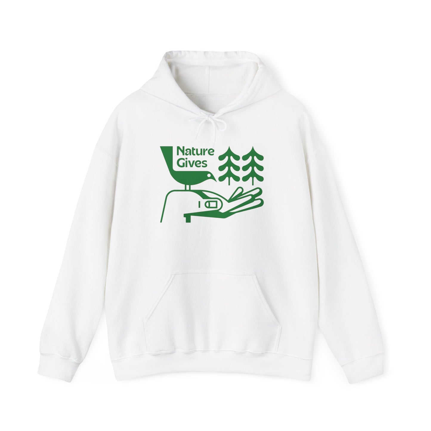 Nature Gives Graphic Hoodie Unisex Heavy Blend™ Hooded Sweatshirt
