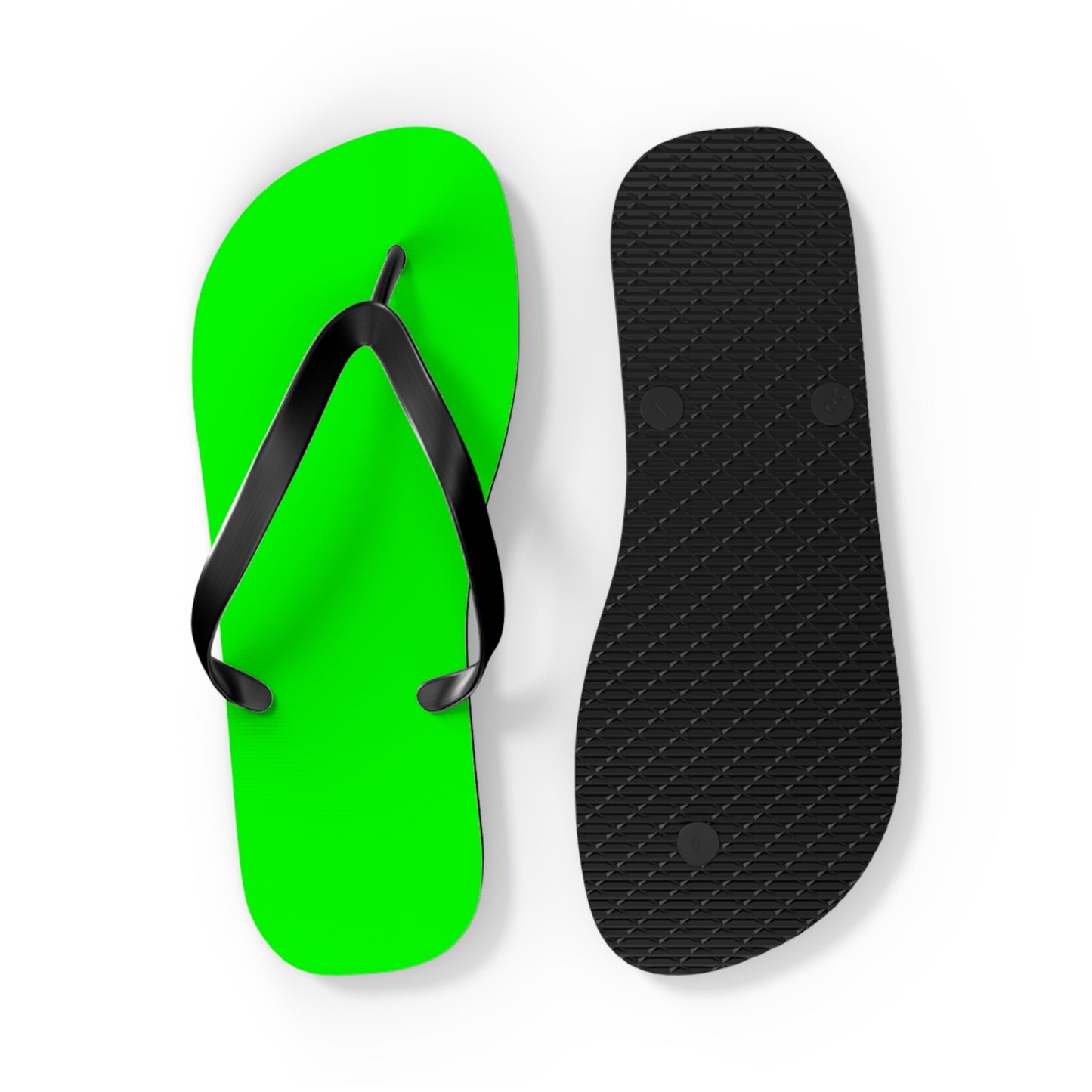 Neon Green Flip Flops, Sandals Slides, Summer Footwear, Brand New