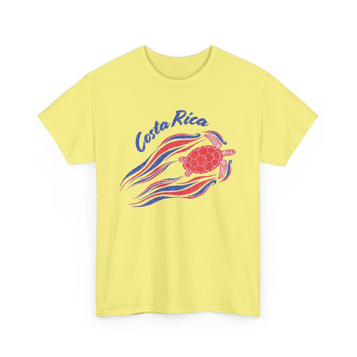 Costa Rica Sea Turtles Graphic T Shirt Vintage Men's Heavy Cotton Tee