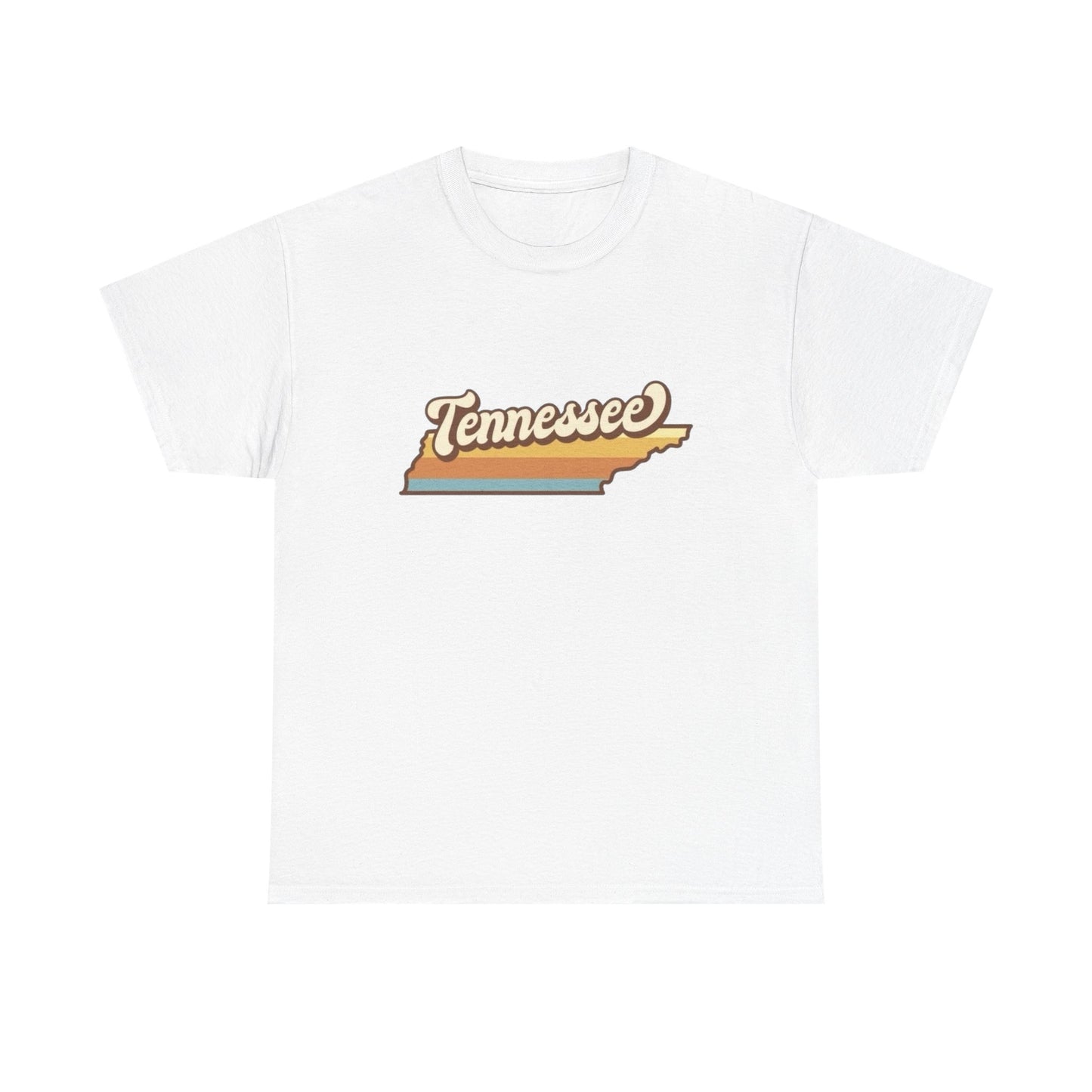 Tennessee State Graphic T Shirt NEW Adult Regular Heavy Cotton Tee
