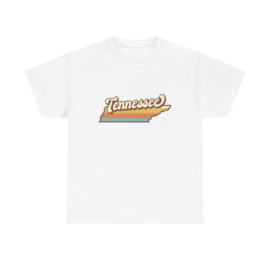 Tennessee State Graphic T Shirt NEW Adult Regular Heavy Cotton Tee