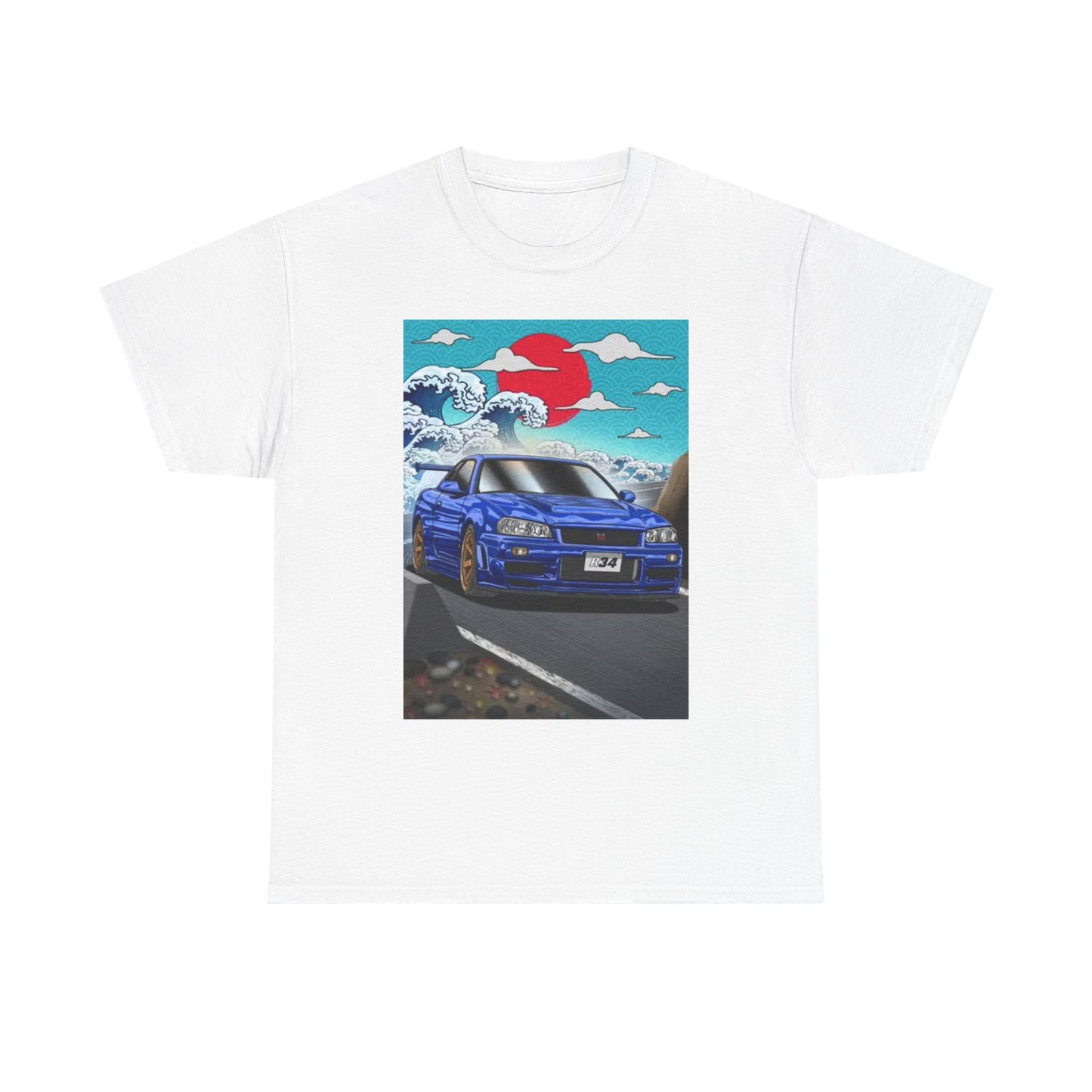 Nissan Skyline Graphic T Shirt GTR Vintage Japan Retro Unisex Heavy Cotton Tee