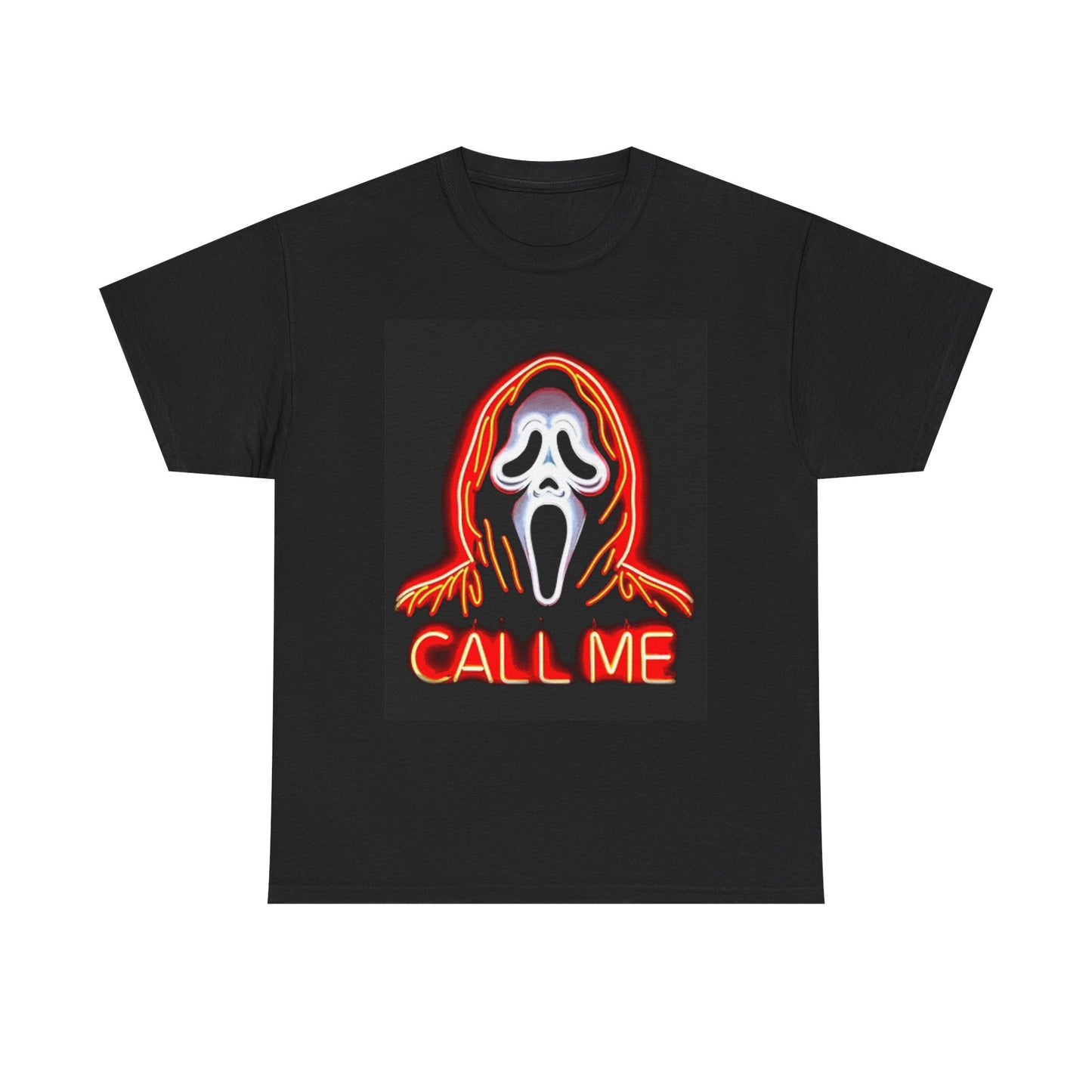 Call Me Graphic T Shirt Scream Movie Poster Unisex Heavy Cotton Tee