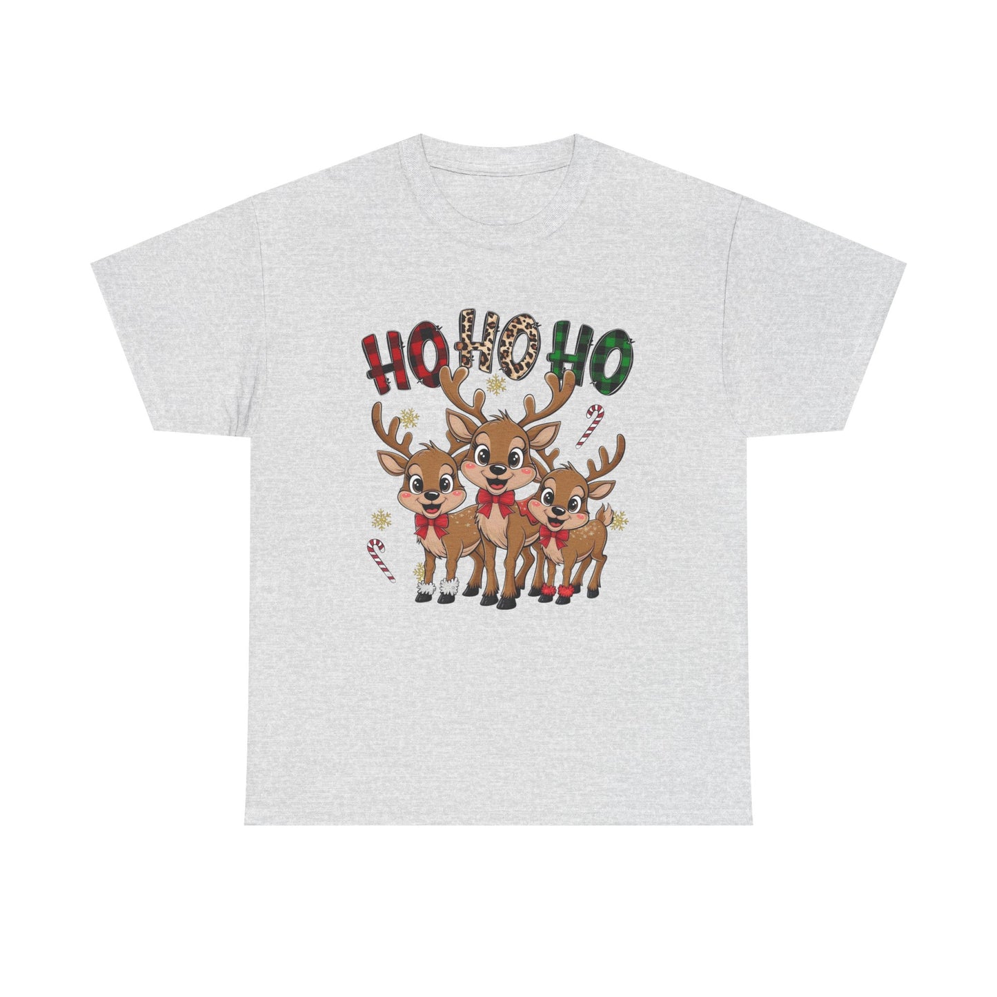 Ho Ho Ho Christmas Graphic T Shirt NEW Unisex Heavy Cotton Tee