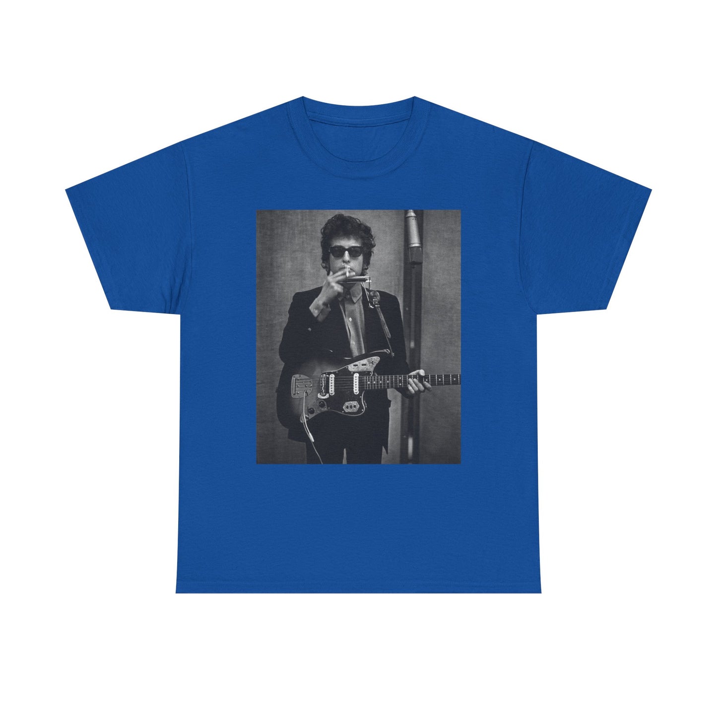 Bob Dylan T-shirt vintage classic rock retro art Unisex Heavy Cotton Tee