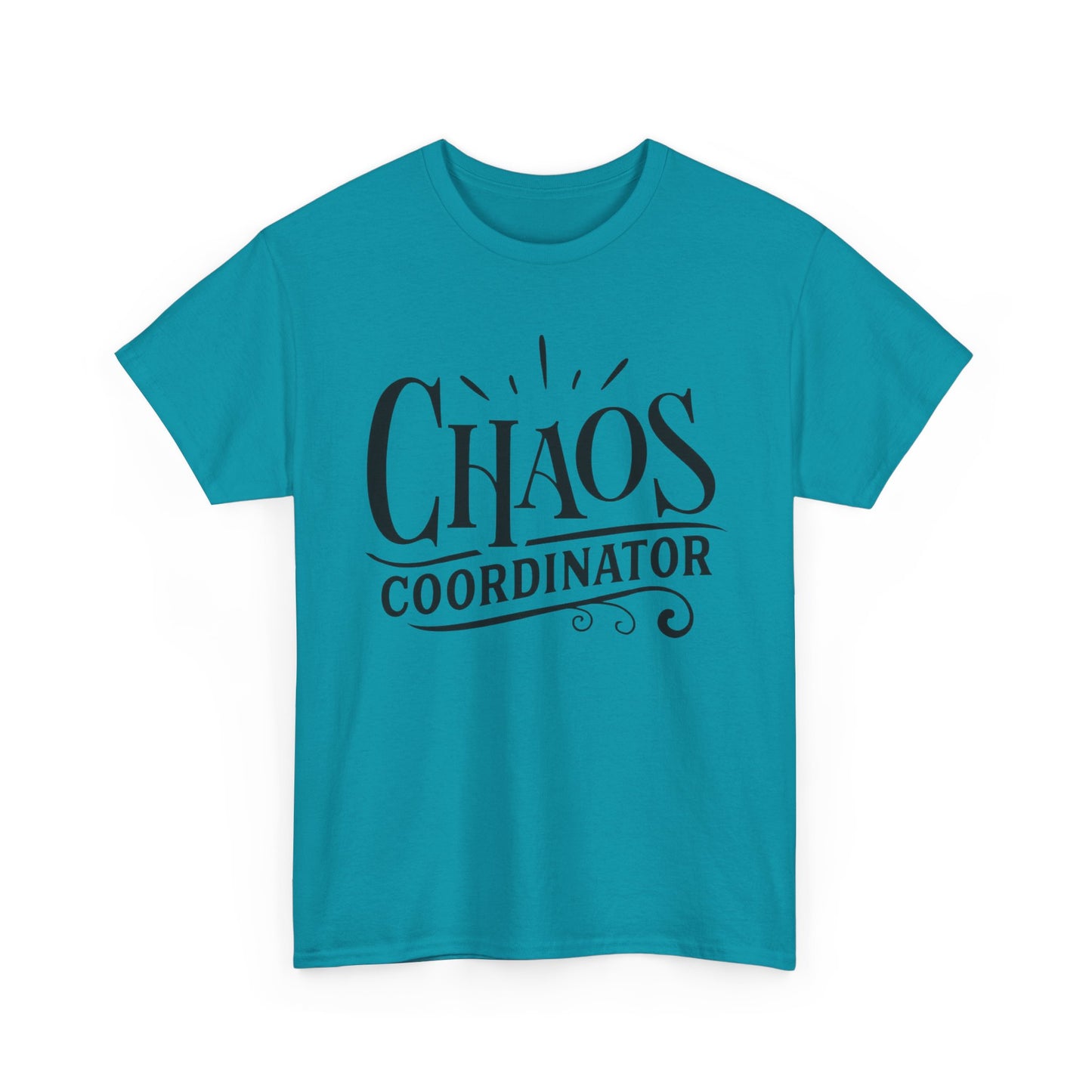 Chaos Coordinator Funny Graphic T Shirt Unisex Heavy Cotton Tee