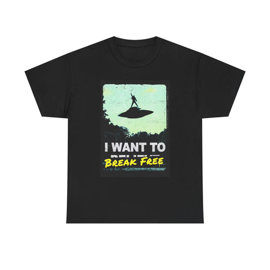 Aliens Spaceship Tshirt Funny Area 51 Vegas graphic Unisex Heavy Cotton Tee