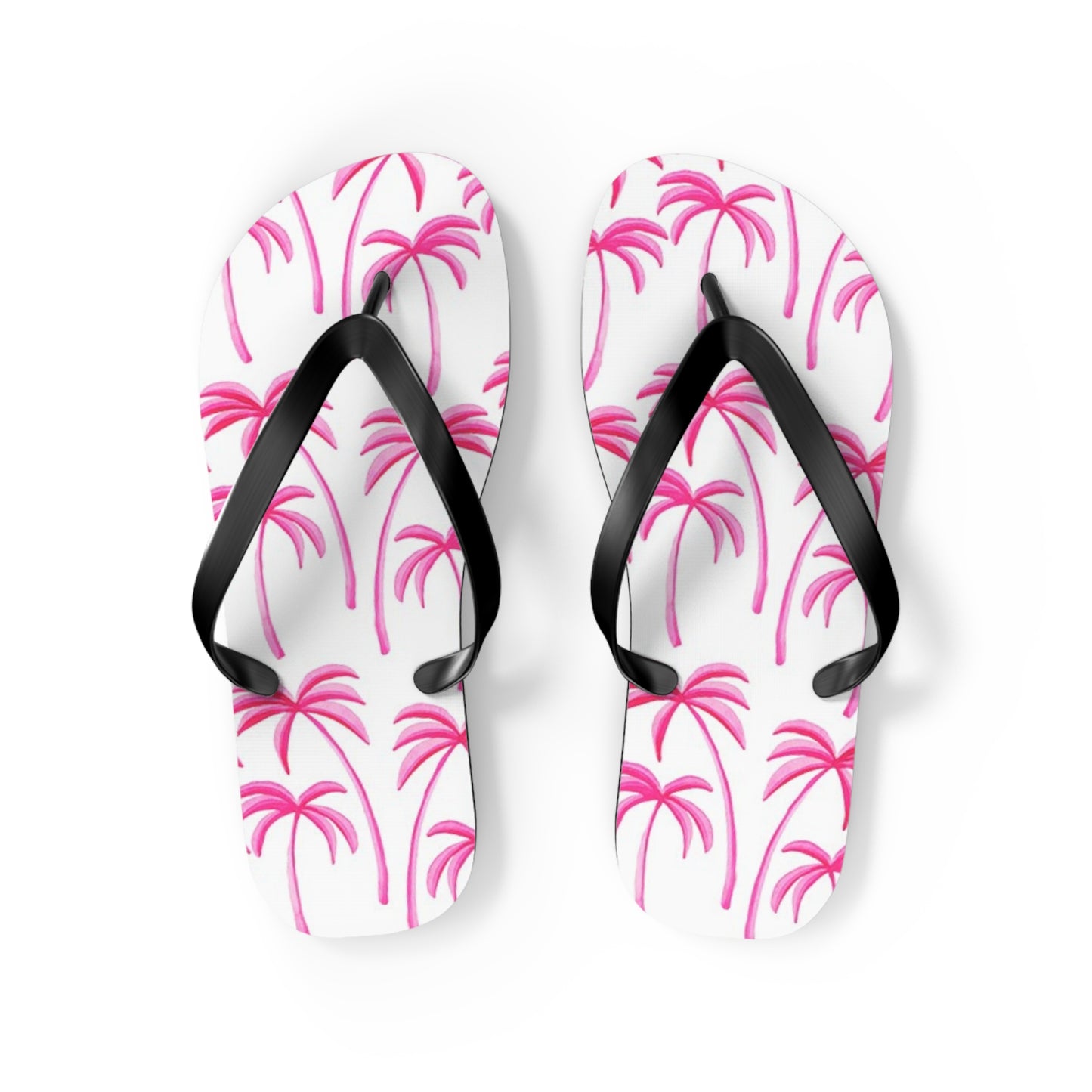 Pink Palms Sandals Summer Flip Flops Slides BRAND NEW