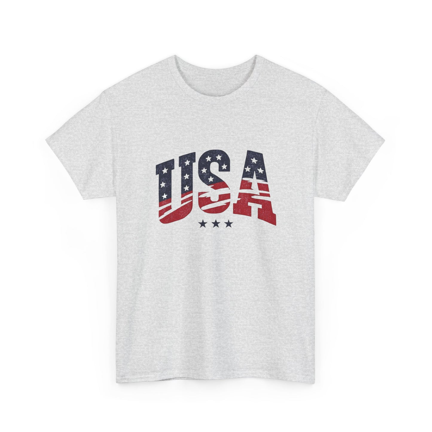 USA Tattered Flag Graphic T Shirt Heavy Cotton Tee NEW ADULT UNISEX