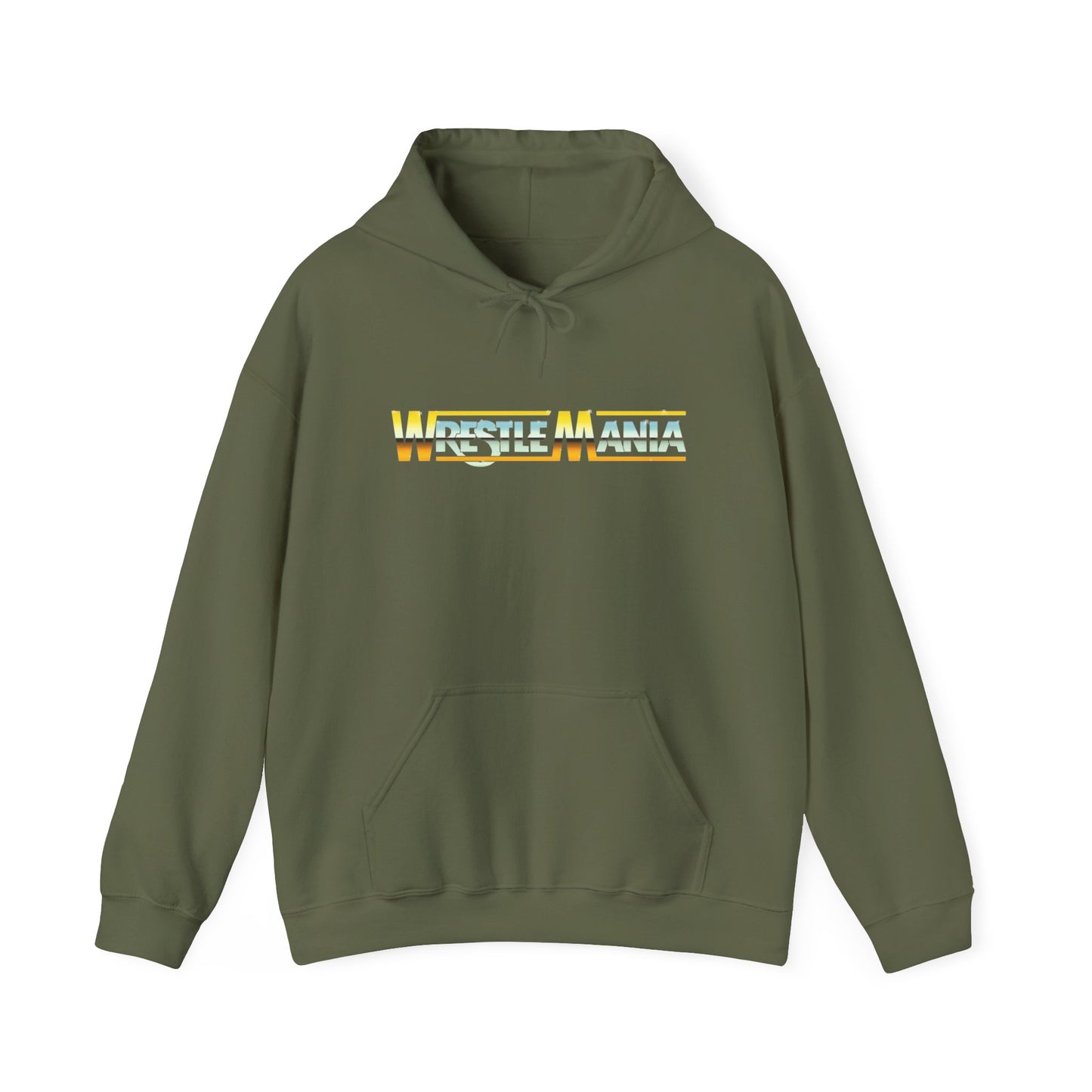 Wrestle Mania Retro Graphic Hoodie Heavy Blend™ Hooded Sweatshirt