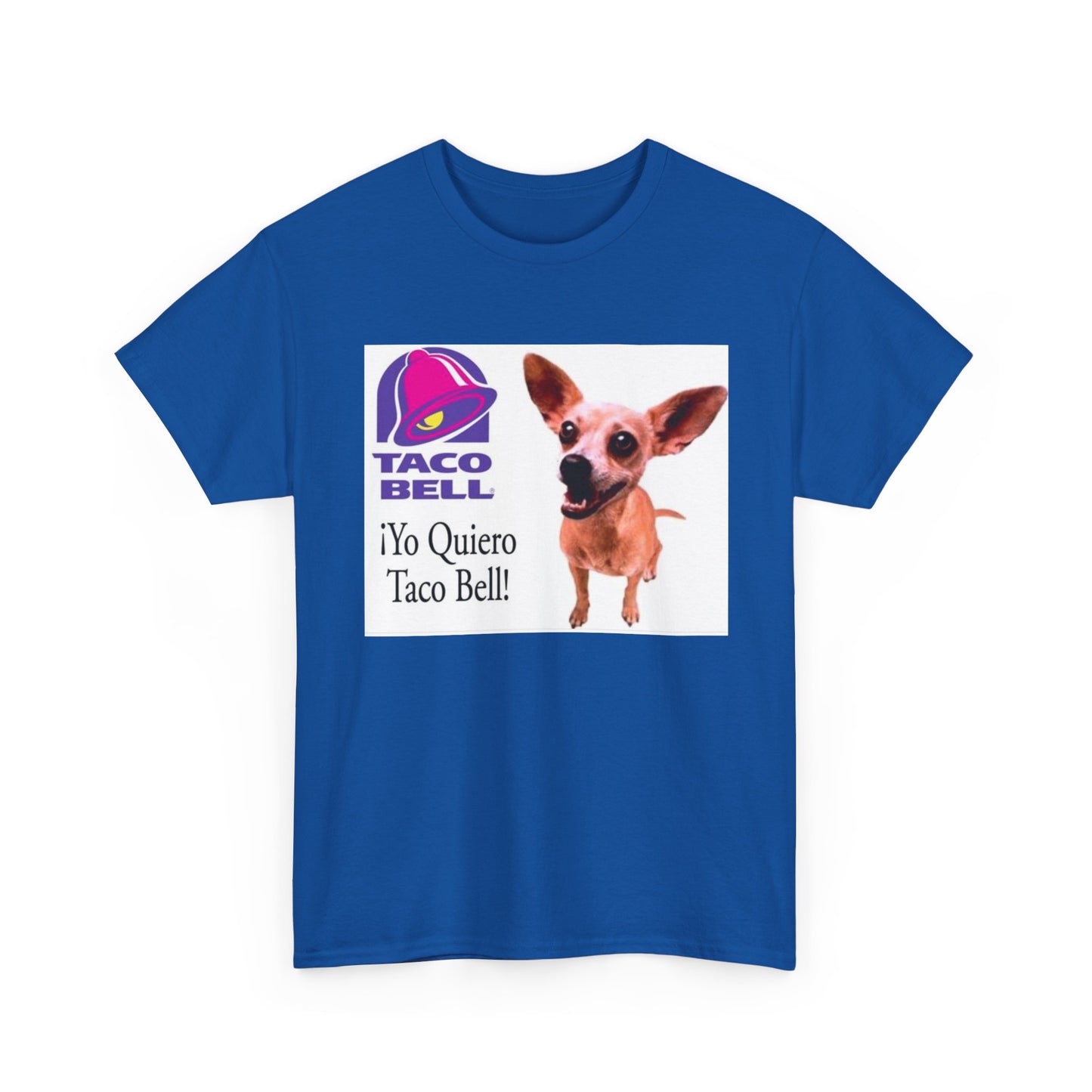 Taco Bell Shirt Funny Retro Logo Mexican Dog 90s Nostalgia Unisex Heavy Cotton