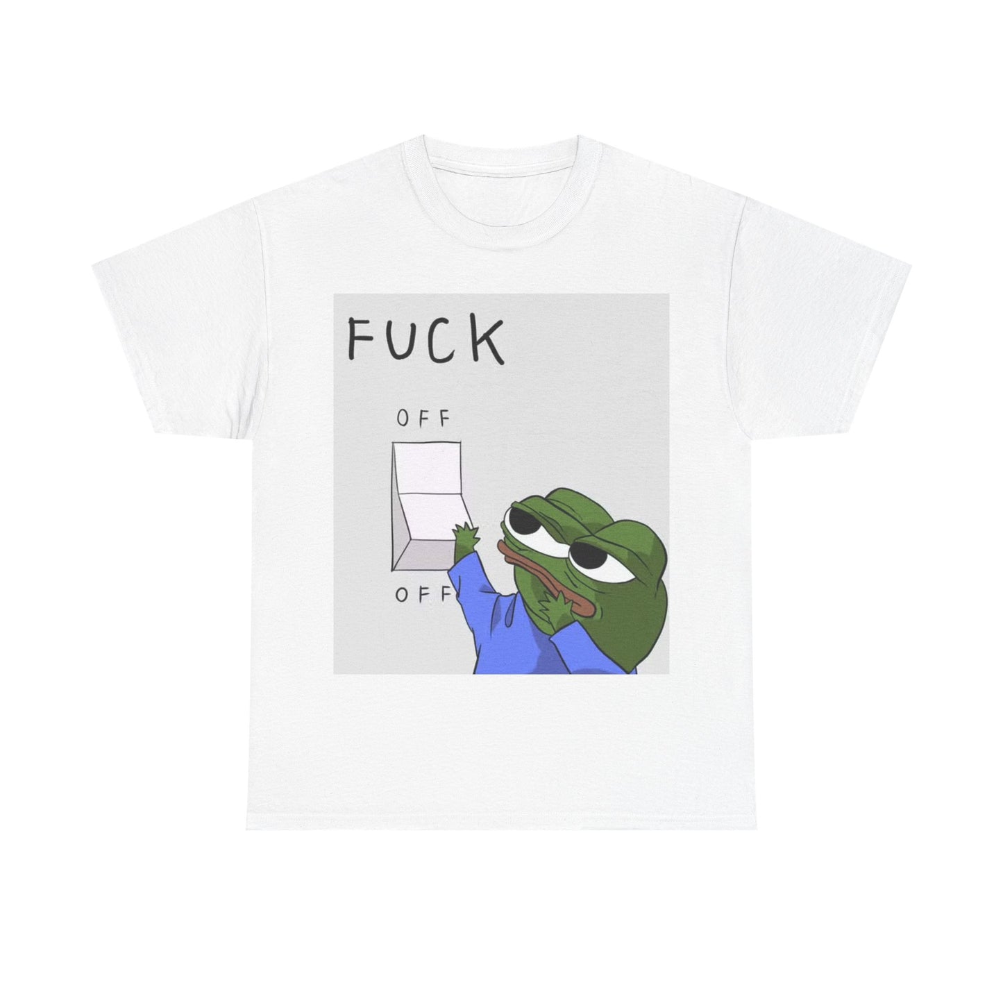 Funny Meme TShirt Retro Comedy Frog Humor Gift Dad Joke Unisex Heavy Cotton Tee