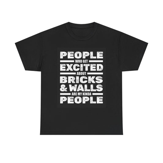 Bricklayer Graphic T Shirt Blue Collar Retro Mason Unisex Heavy Cotton Tee
