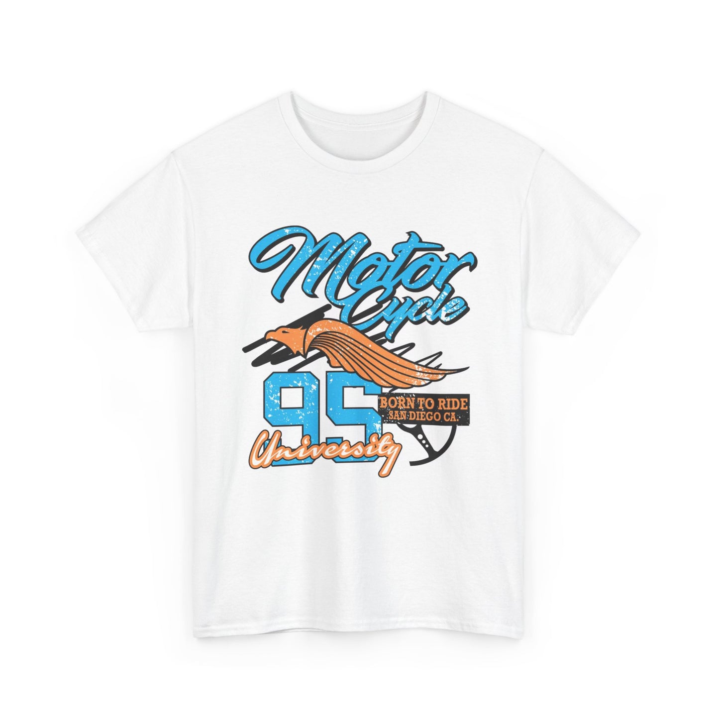 Born To Ride Motorcycles Graphic T Shirt Adult NEW Unisex Heavy Cotton Tee