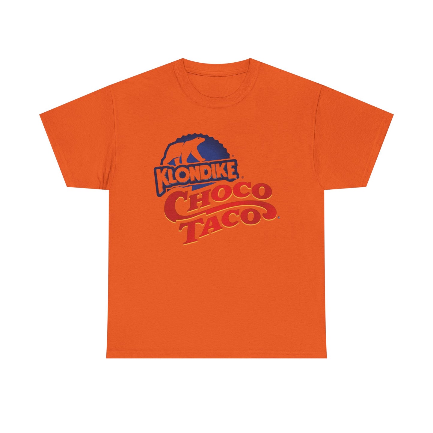 Klondike Shirt Choco Taco Funny Ice Cream Retro Nostalgic Unisex Heavy Cotton