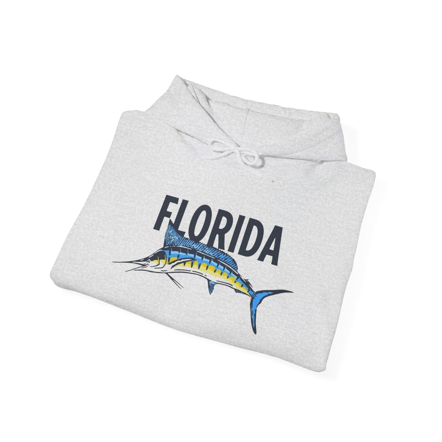 Florida Marlin Fishing Graphic Hoodie Unisex Heavy Blend™ Hooded Sweatshirt