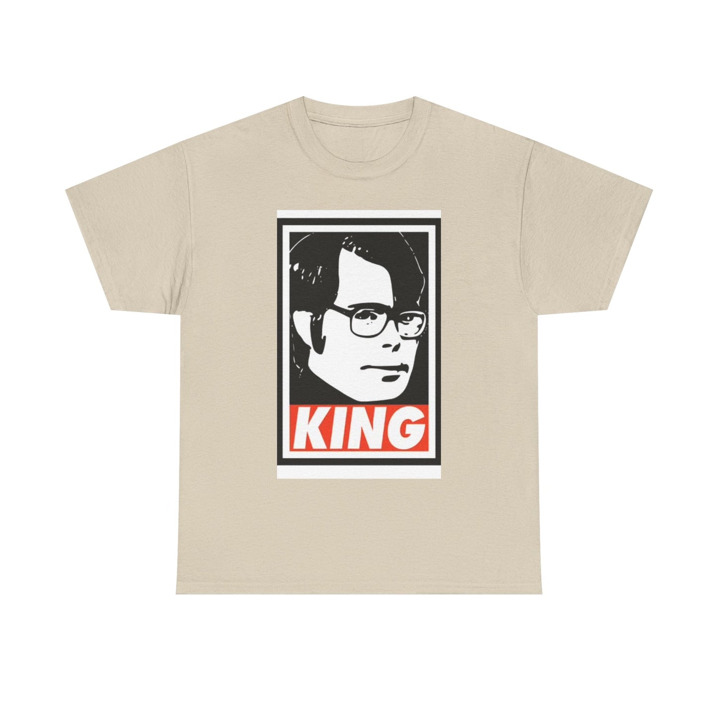 Stephen King Shirt Retro Poster Horror Funny Gift Scary Unisex Heavy Cotton Tee