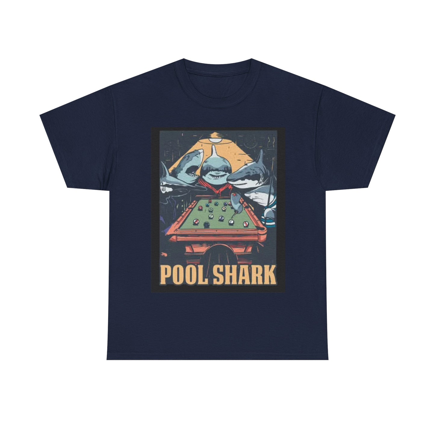 Pool Shark T Shirt Retro Funny Graphic T Vintage Pool Hall Rogan Unisex