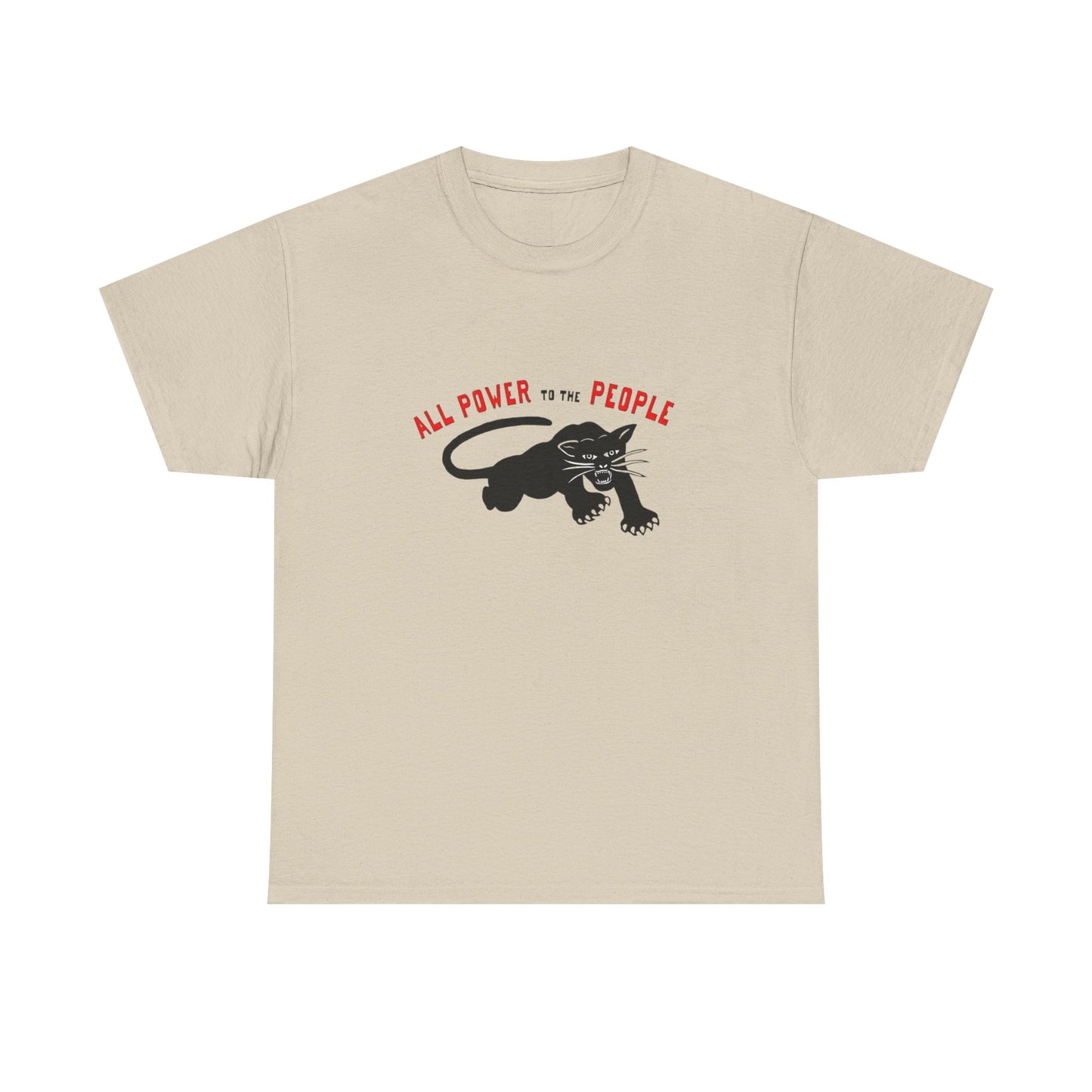 All Power To The People Graphic T Shirt Unisex Heavy Cotton Tee