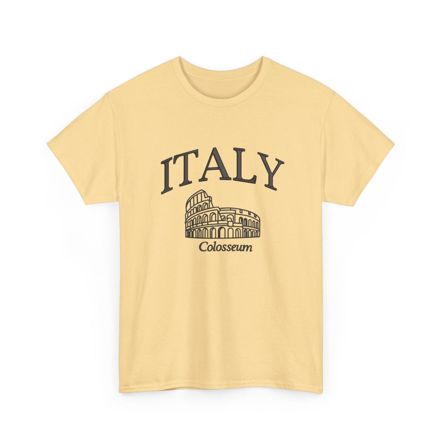 Italy Colosseum Graphic T Shirt NEW Unisex Heavy Cotton Tee