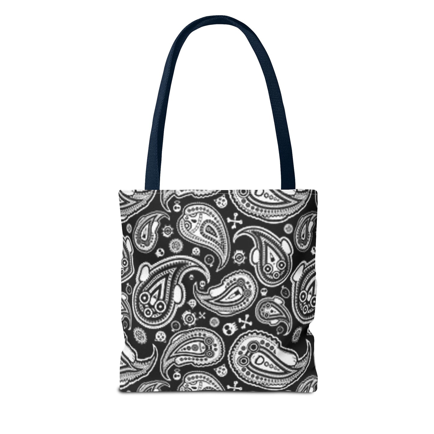 Black Paisley Multi Color BRAND NEW MODERN Tote Bag (AOP)