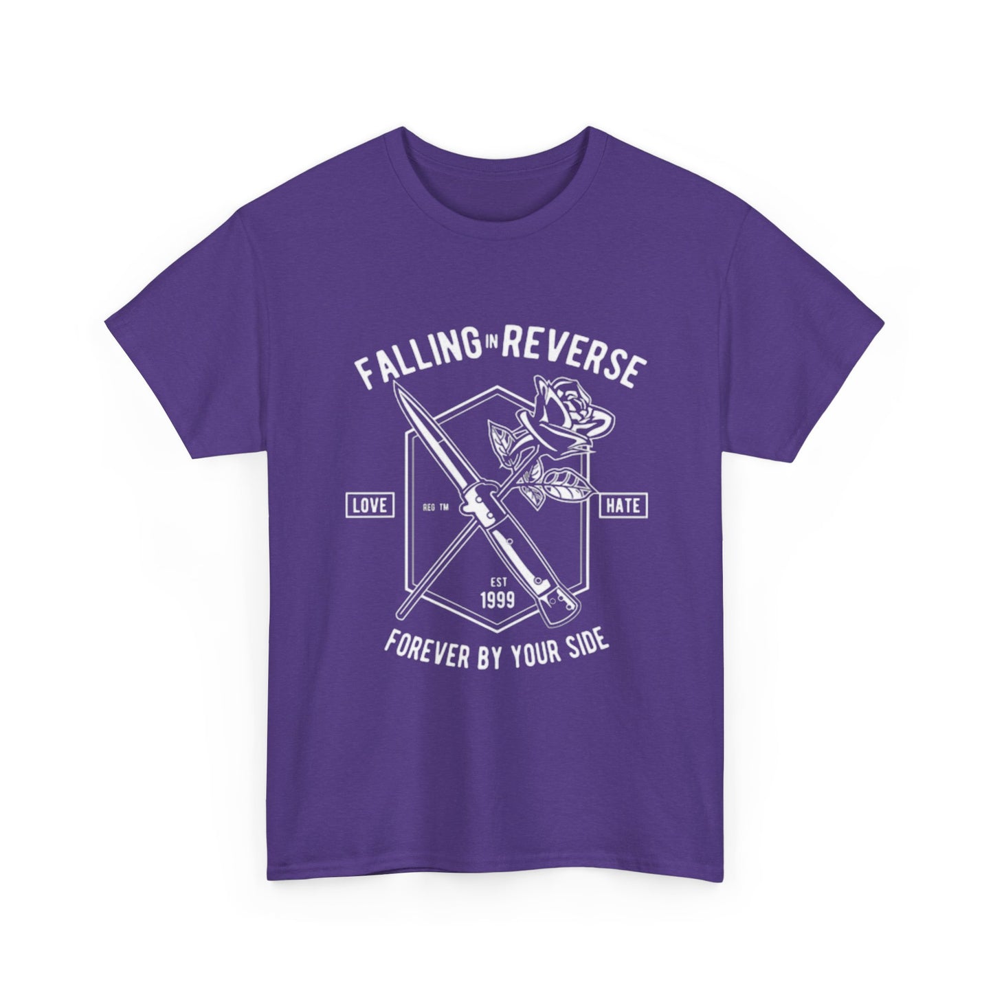 Falling In Reverse Graphic T Shirt Retro Punk Rock Emo Unisex Heavy Cotton Tee