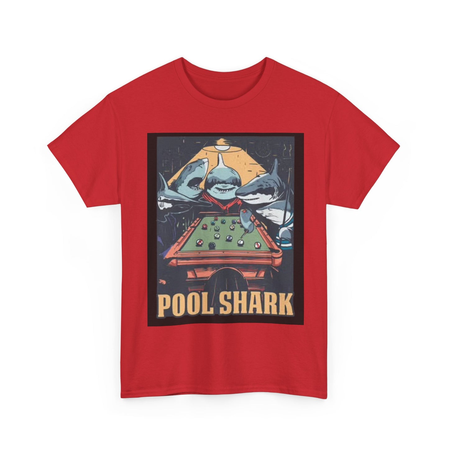 Pool Shark T Shirt Retro Funny Graphic T Vintage Pool Hall Rogan Unisex