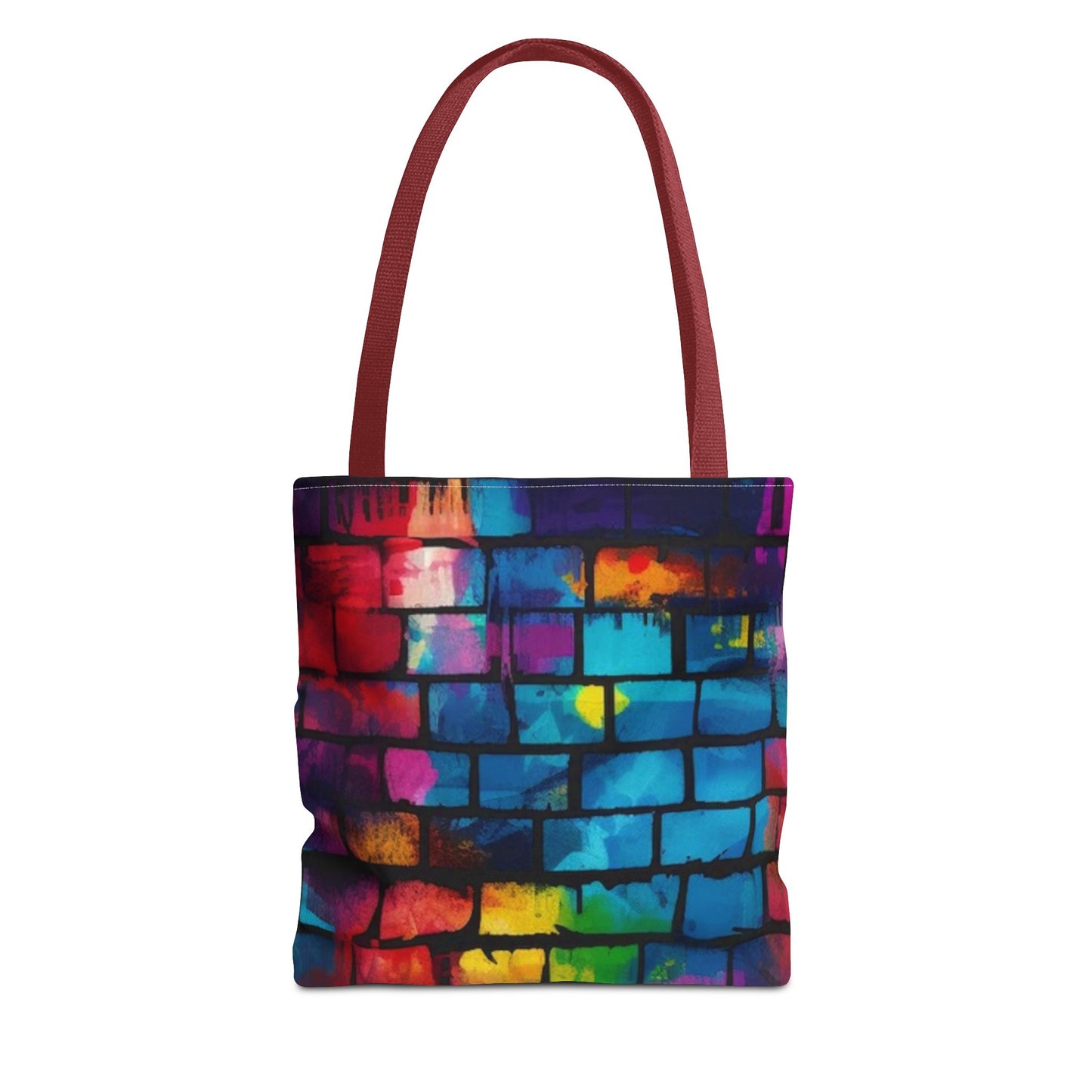 Rainbow Brick BRAND NEW Modern Purse - Pocketbook - Travel Tote Bag (AOP)