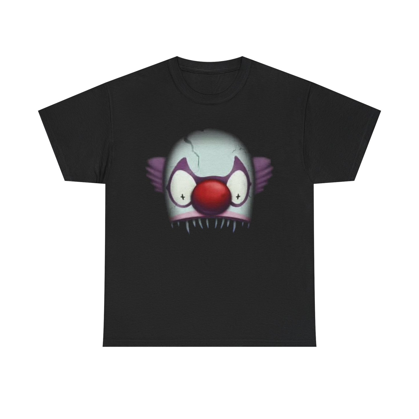 Clown Mouth Horror Graphic Tee Shirt Circus Unisex Heavy Cotton Tee
