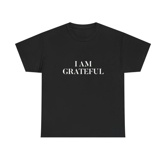 I Am Grateful Graphic T Shirt NEW ADULT TEE