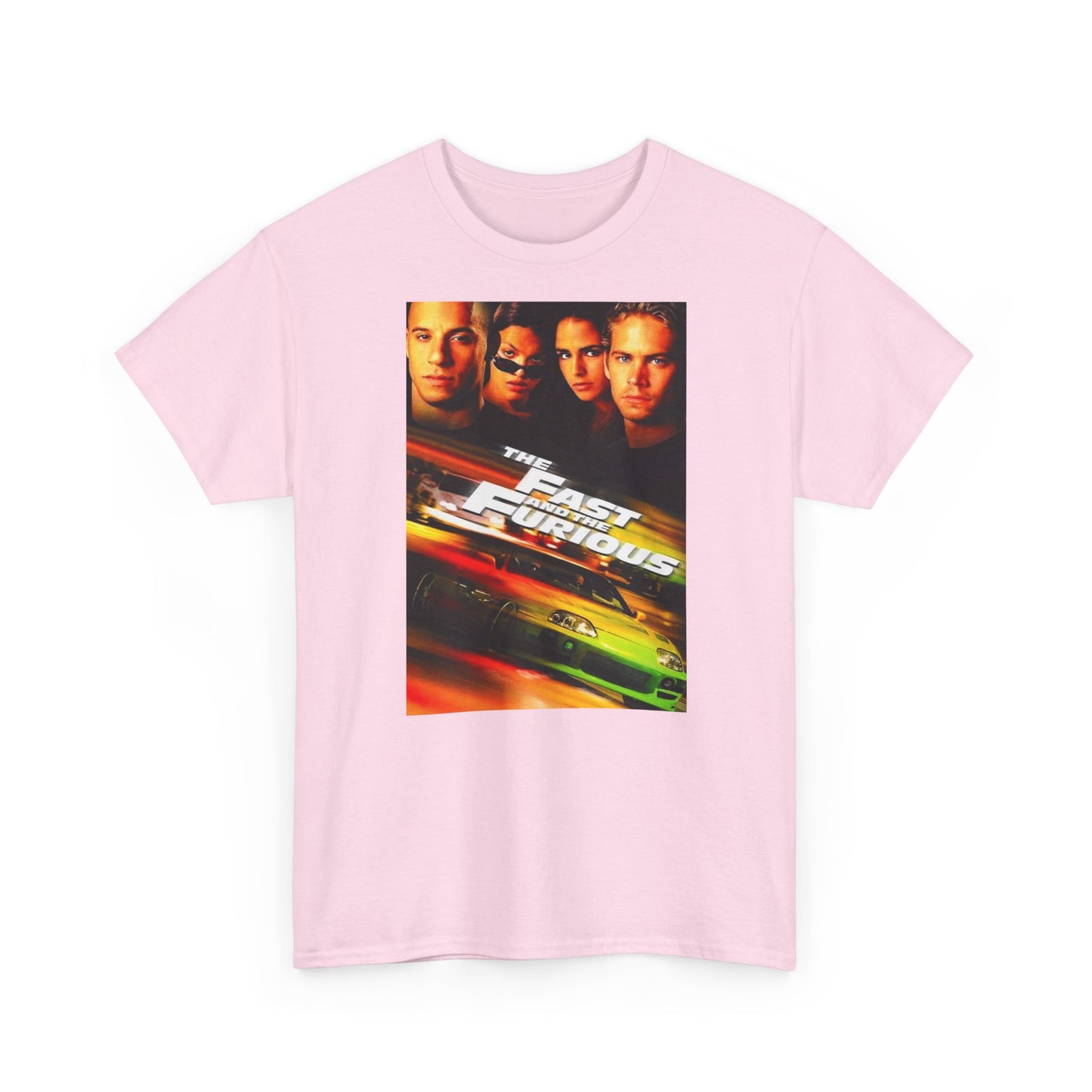 Fast and the furious T-shirt Retro Movie car club Cali Unisex Heavy Cotton Tee