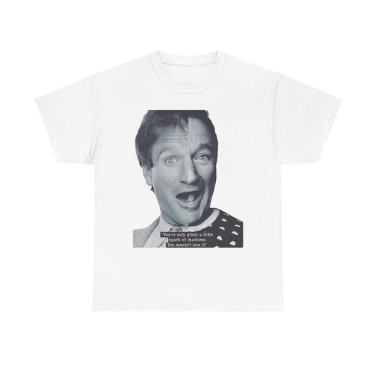 Vintage Robin Williams Comedy Graphic T Shirt Heavy Cotton Tee NEW ADULT UNISEX