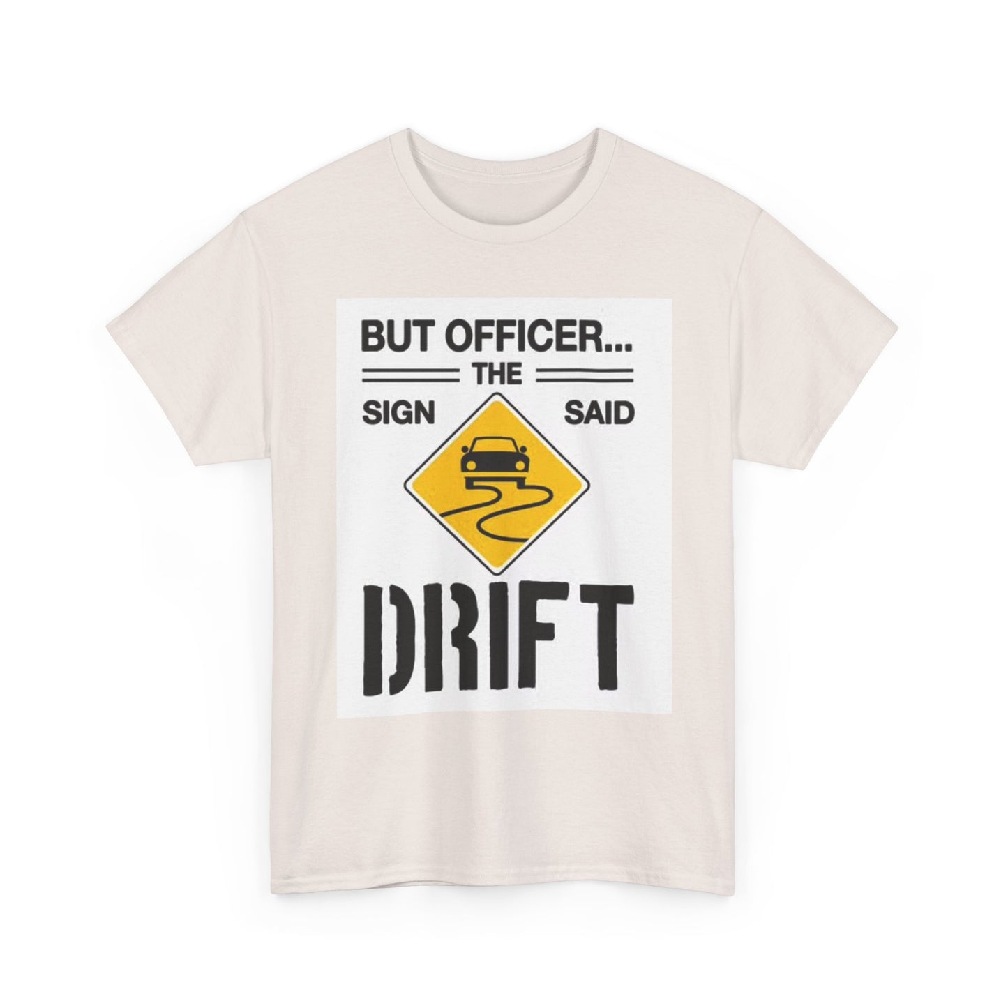 Funny Drifting Graphic T Shirt Car Gear Unisex Heavy Cotton Tee
