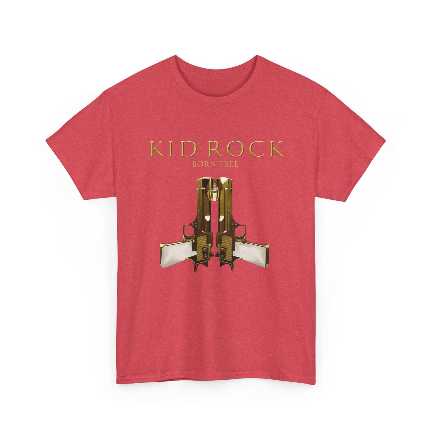 Kid Rock Born Free Graphic T Shirt Unisex Heavy Cotton Tee