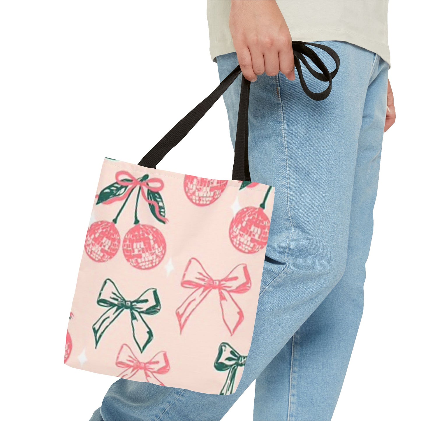 Pink And Green Bows BRAND NEW Tote Bag (AOP)