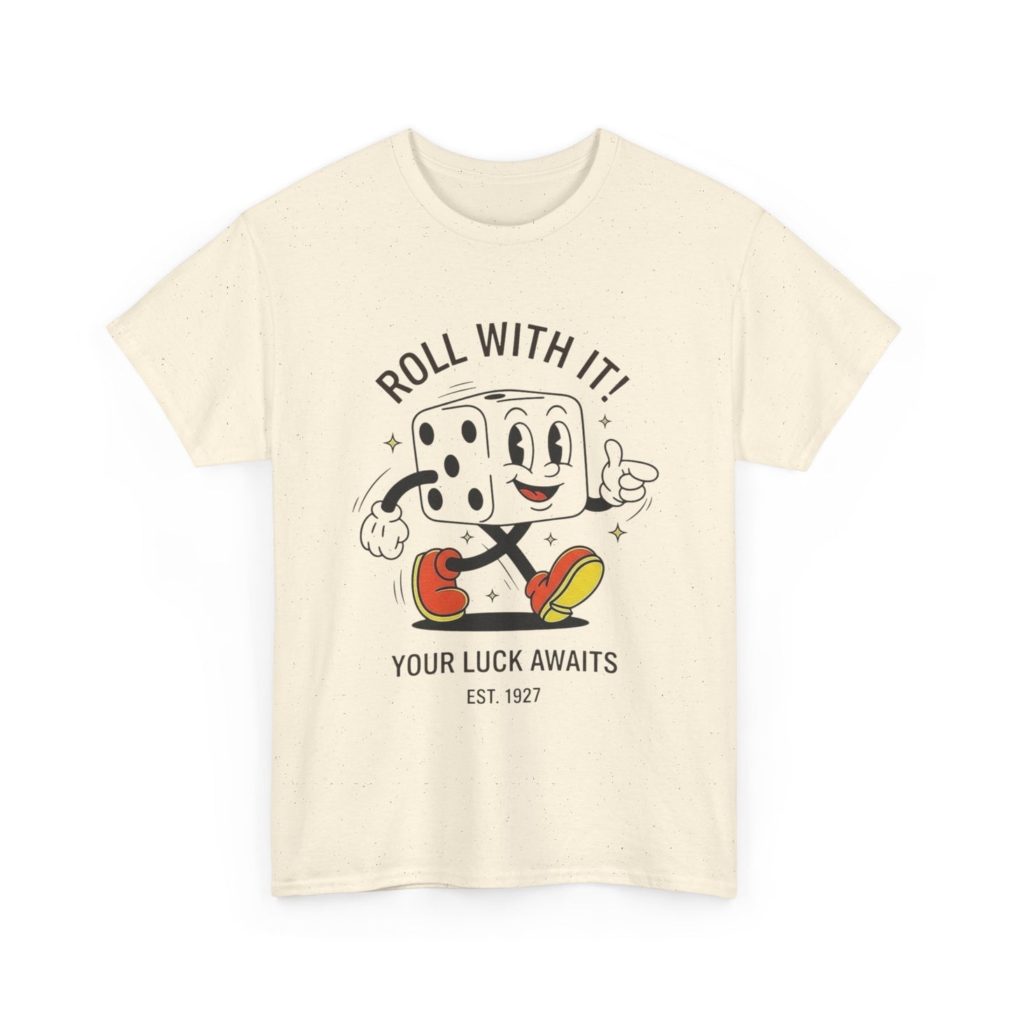 Roll With It Graphic T Shirt NEW GIFT Unisex Heavy Cotton Tee