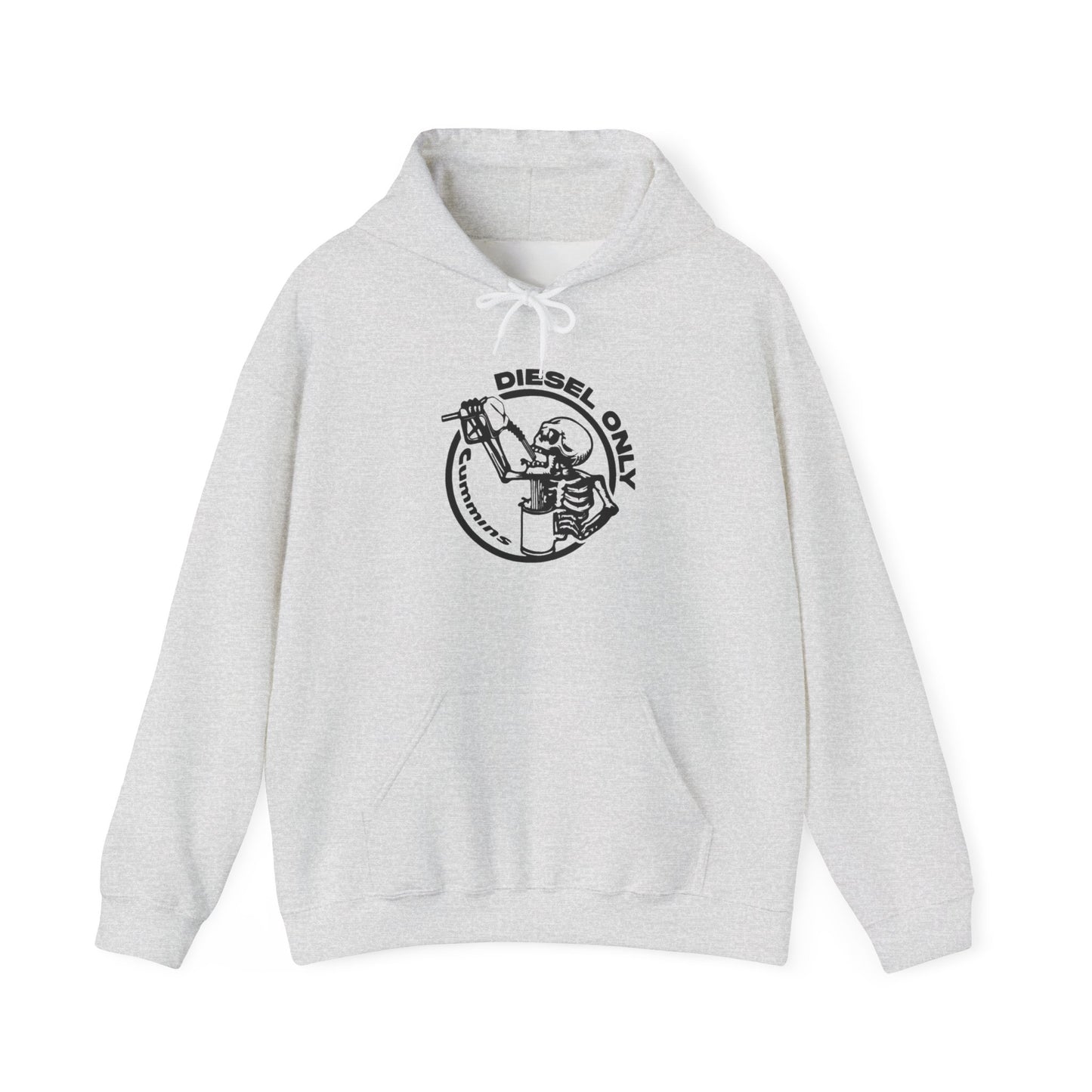 Cummins Diesel Only Funny Graphic Hoodie Unisex Heavy Blend™ Hooded Sweatshirt
