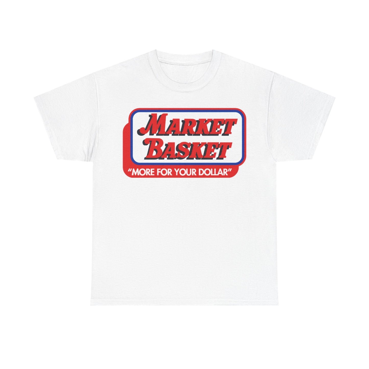 Boston vintage New England market basket patriots Heavy Cotton Tee