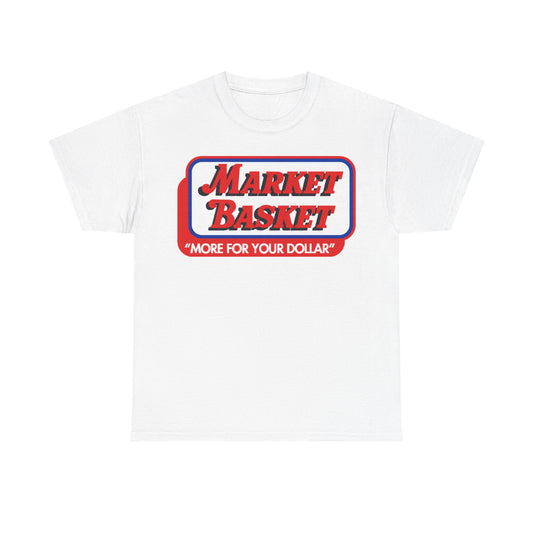 Boston vintage New England market basket patriots Heavy Cotton Tee