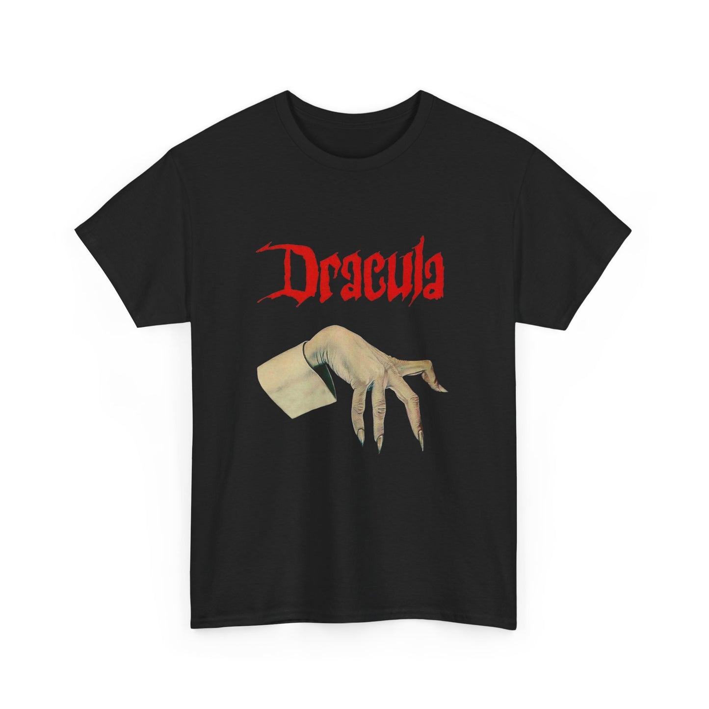 Dracula Vintage Horror Graphic T Shirt Unisex Heavy Cotton Tee GIFT