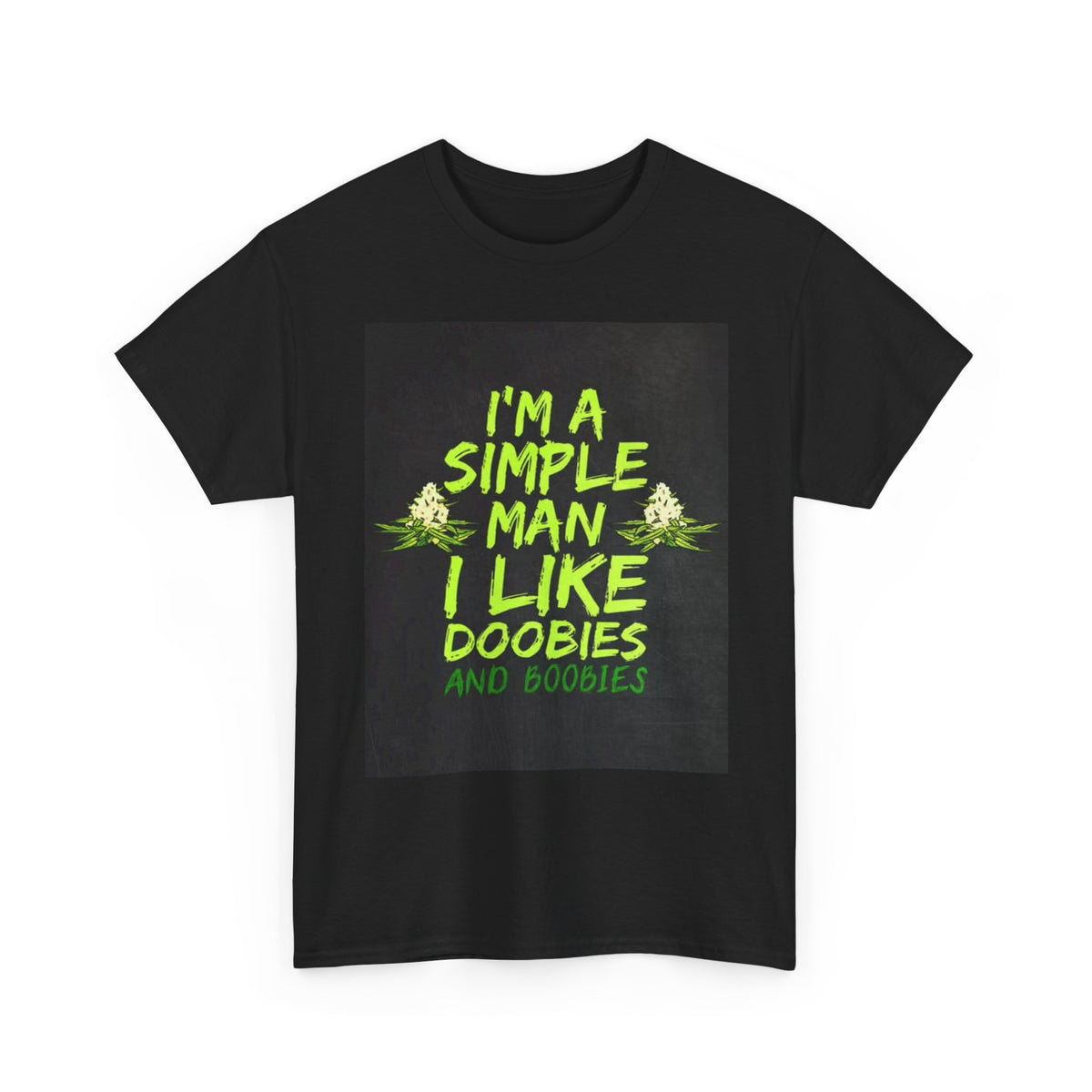 Doobies and Boobies Tshirt Funny Weed Perfect gift Unisex Heavy Cotton Tee
