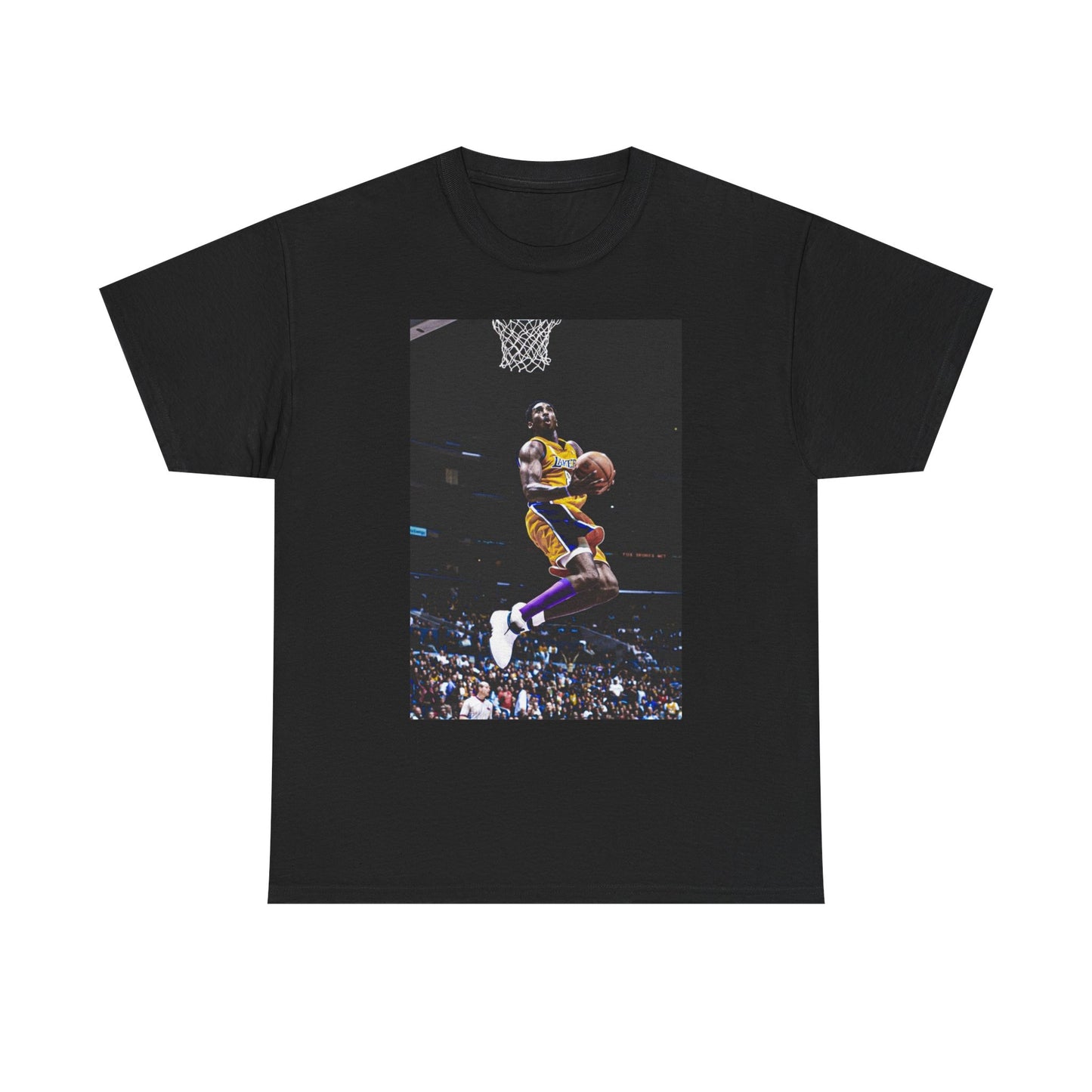 Kobe BasketBall Tshirt Vintage Lakers Retro Dunk Unisex Heavy Los Angles Cali