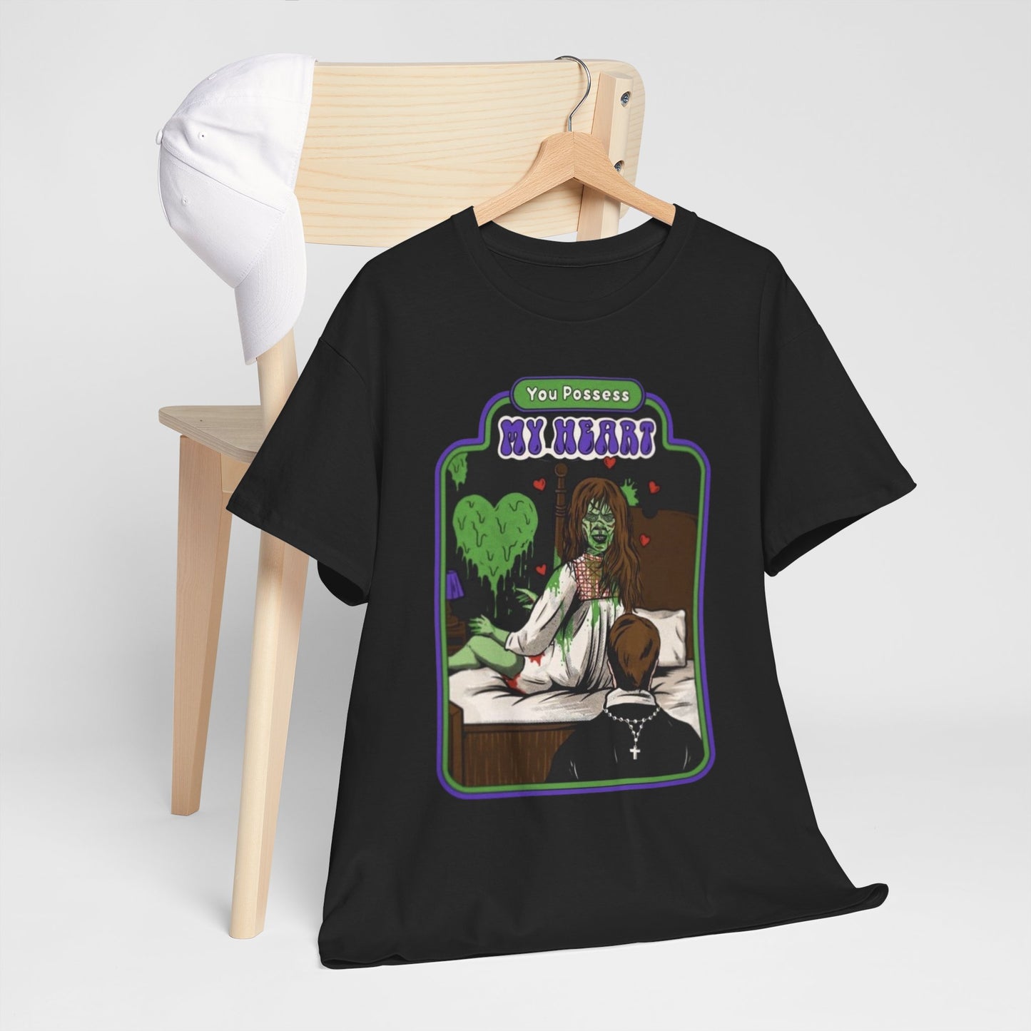 You Possess My Heart Funny Horror Graphic T Shirt NEW ADULT Vintage