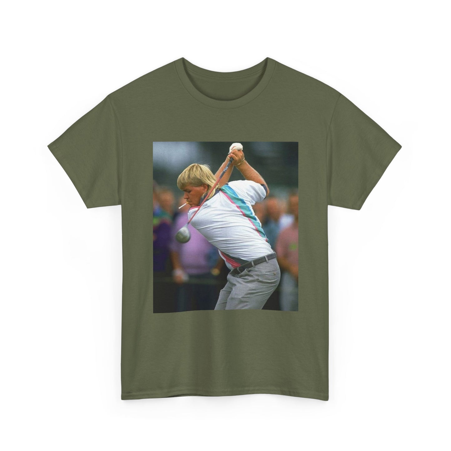 John Daly TShirt Masters golf club Tiger woods Vintage Unisex Heavy Cotton Tee