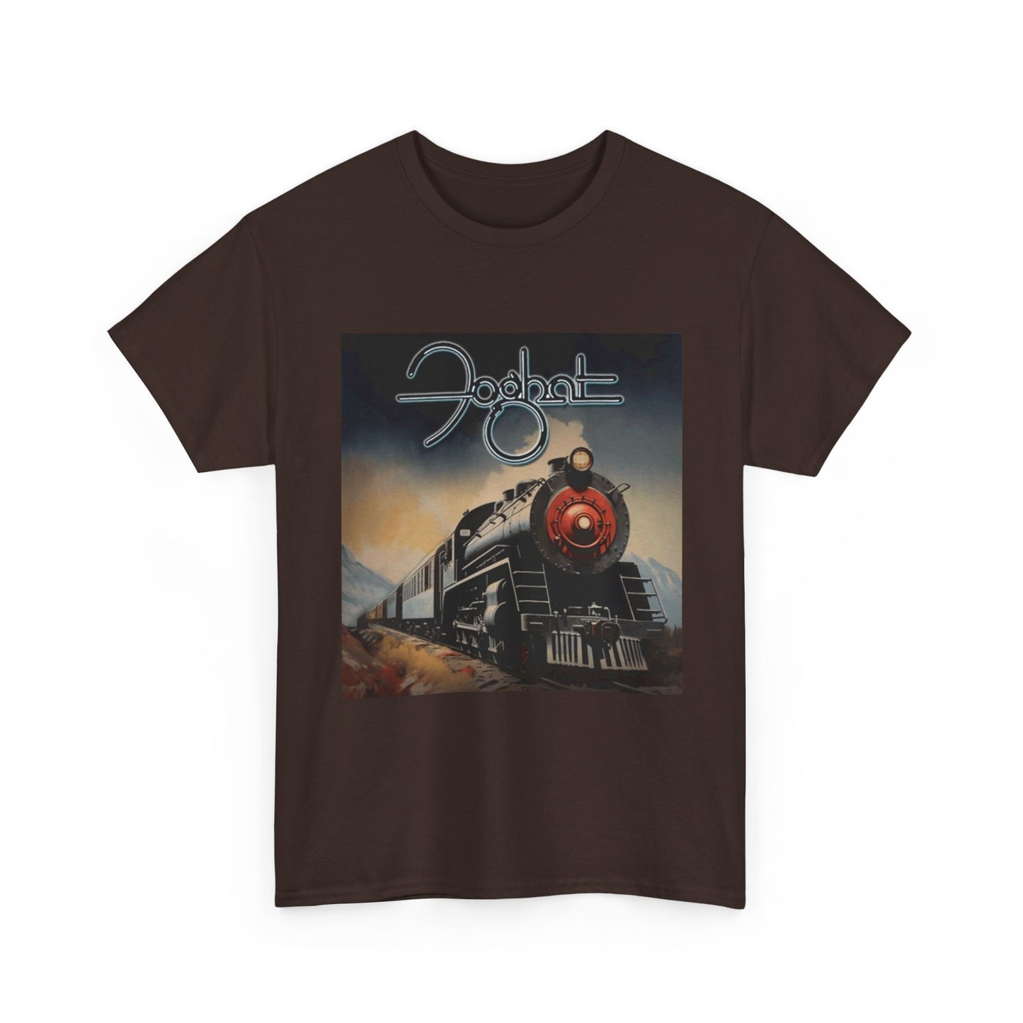 FogHat Tshirt Vintage Rock Poster Retro 70s Woodstock Unisex Heavy Cotton Tee q