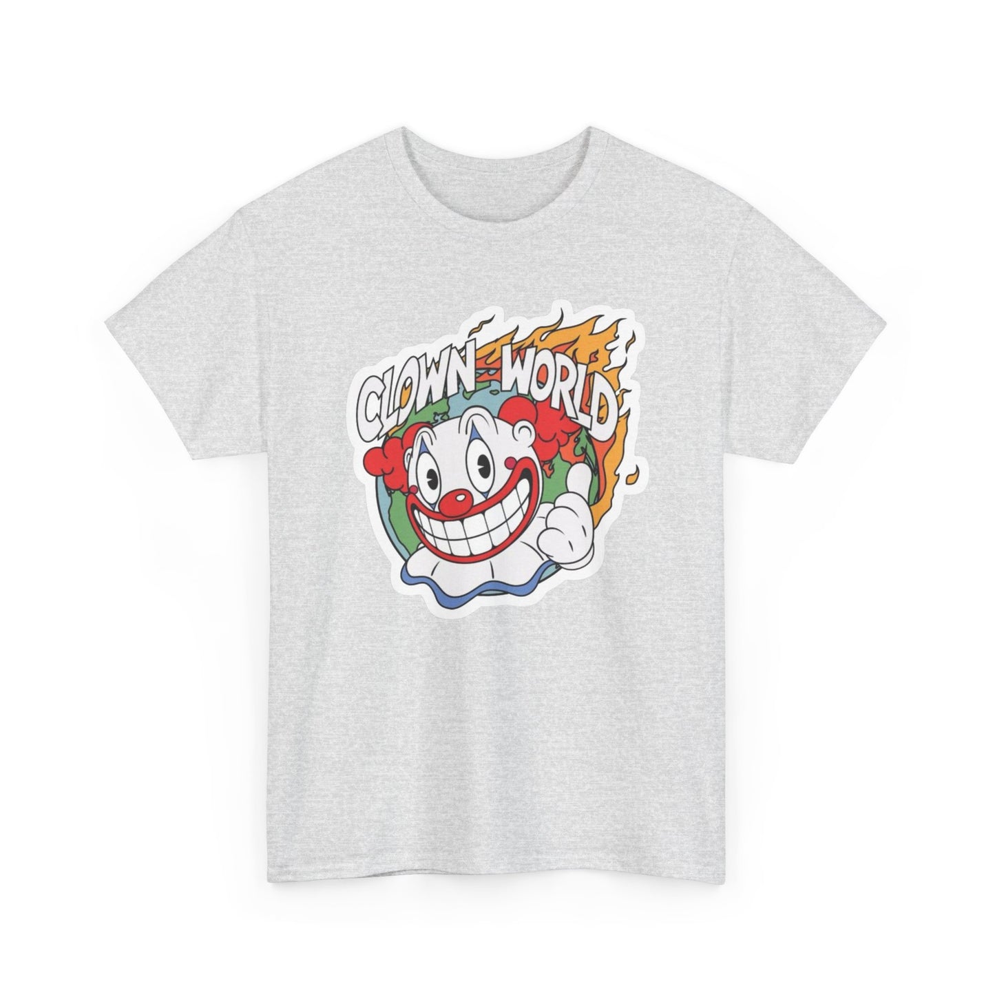 Clown World Graphic T-Shirt Unisex Heavy Cotton Tee Gift NEW