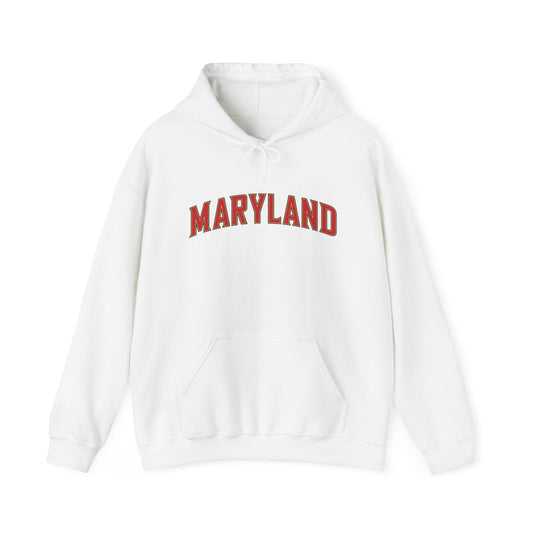 Maryland State Graphic Hoodie Unisex Heavy Blend™ Hooded Sweatshirt