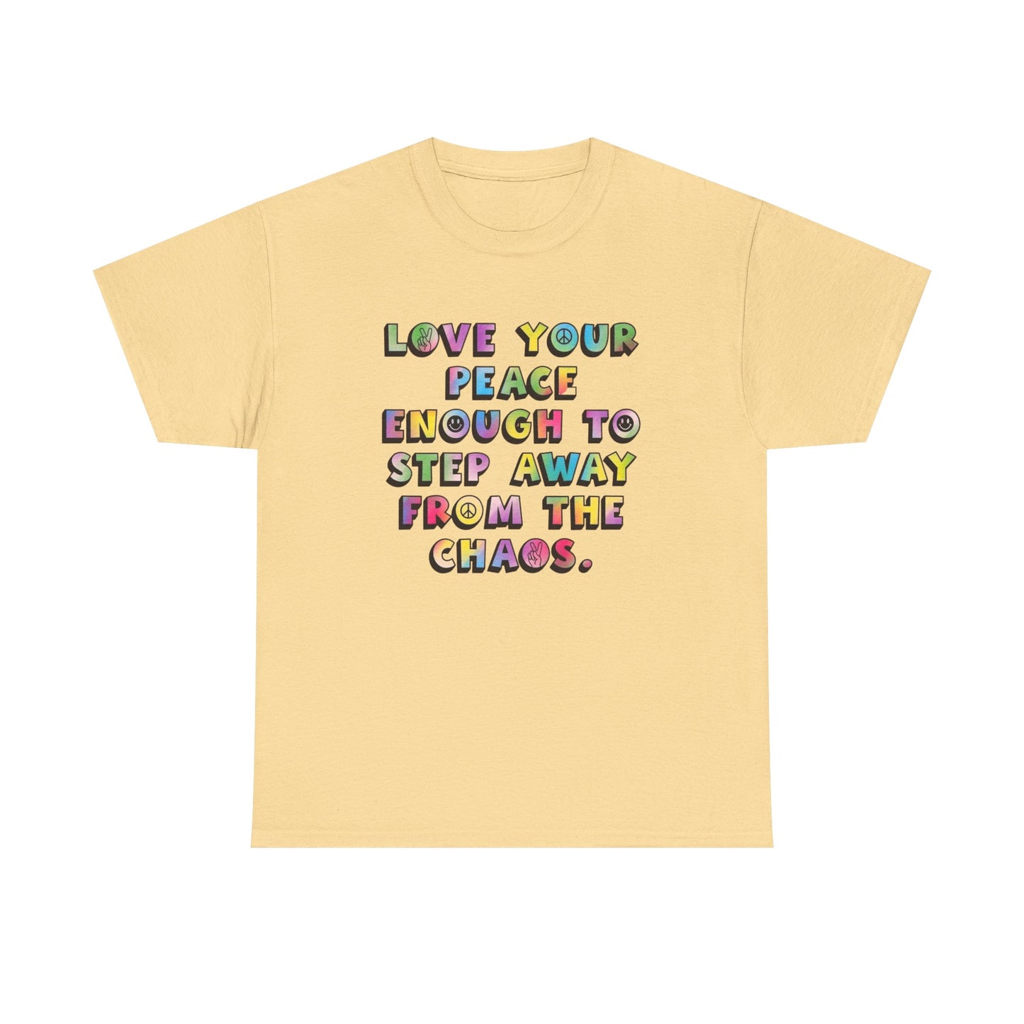 Love Your Peace Graphic T Shirt Unisex Cotton Tee - New Gift - Tee