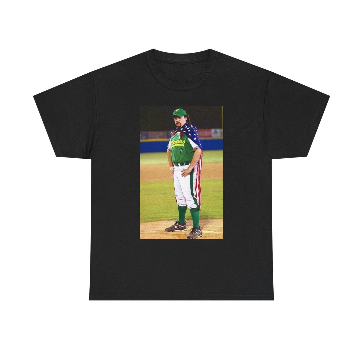 Kenny Powers Charros Graphic T Shirt Baseball Mound Unisex Heavy Cotton Tee