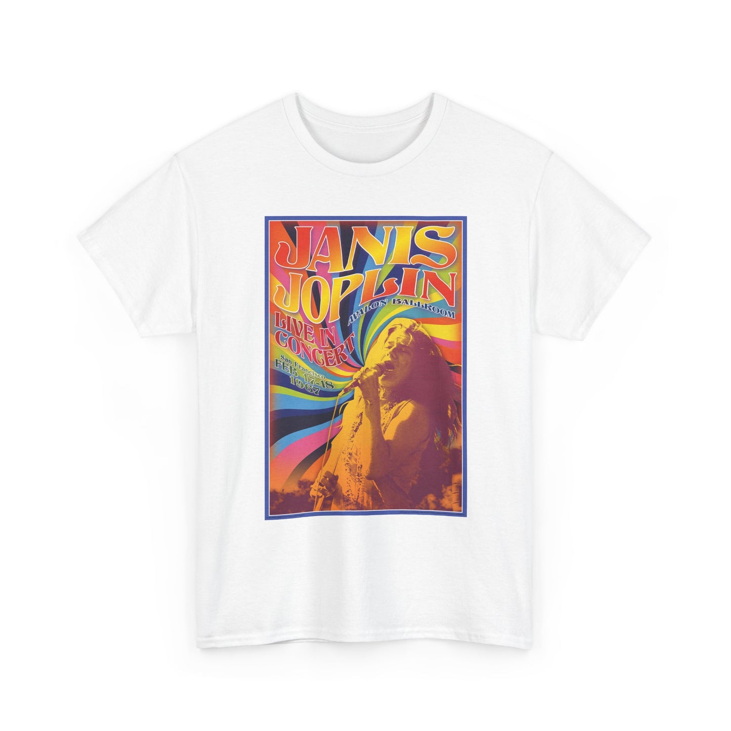 Janis Joplin 1967 T Shirt BRAND NEW Apparel Unisex Graphic Tee USA
